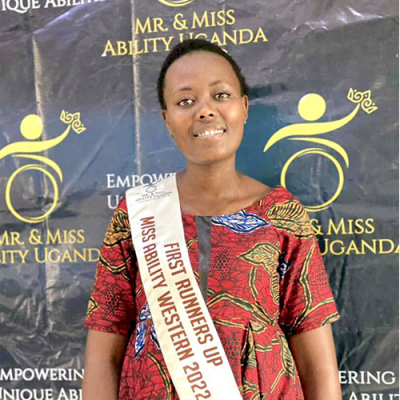 Miss. Angela Abenaitwe - Miss Ability Western