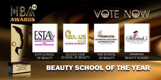 hair and beauty awards beauty school of the year