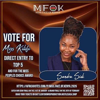 Sandra sidi - miss kilifi county