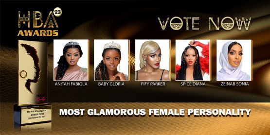 Hair And Beauty Awards Most Glamorous Female Personality
