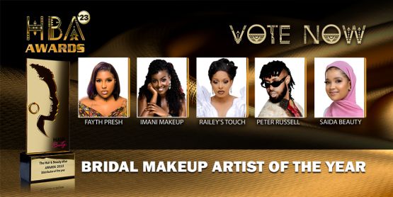 Hair And Beauty Awards Bridal Makeup Artist Of The Year