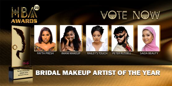 hair and beauty awards bridal makeup artist of the year