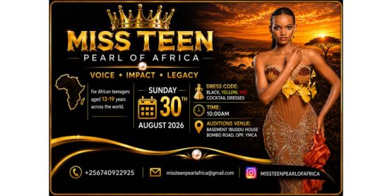 Miss Teen Pearl Of Africa Registration Form 2026